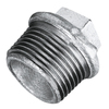 Hollow plug beaded galvanised steel R1.1/2"